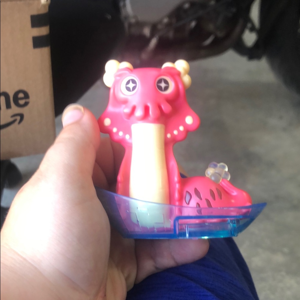 McDonald's Pink and Cream Action Figure Playset glows in dark